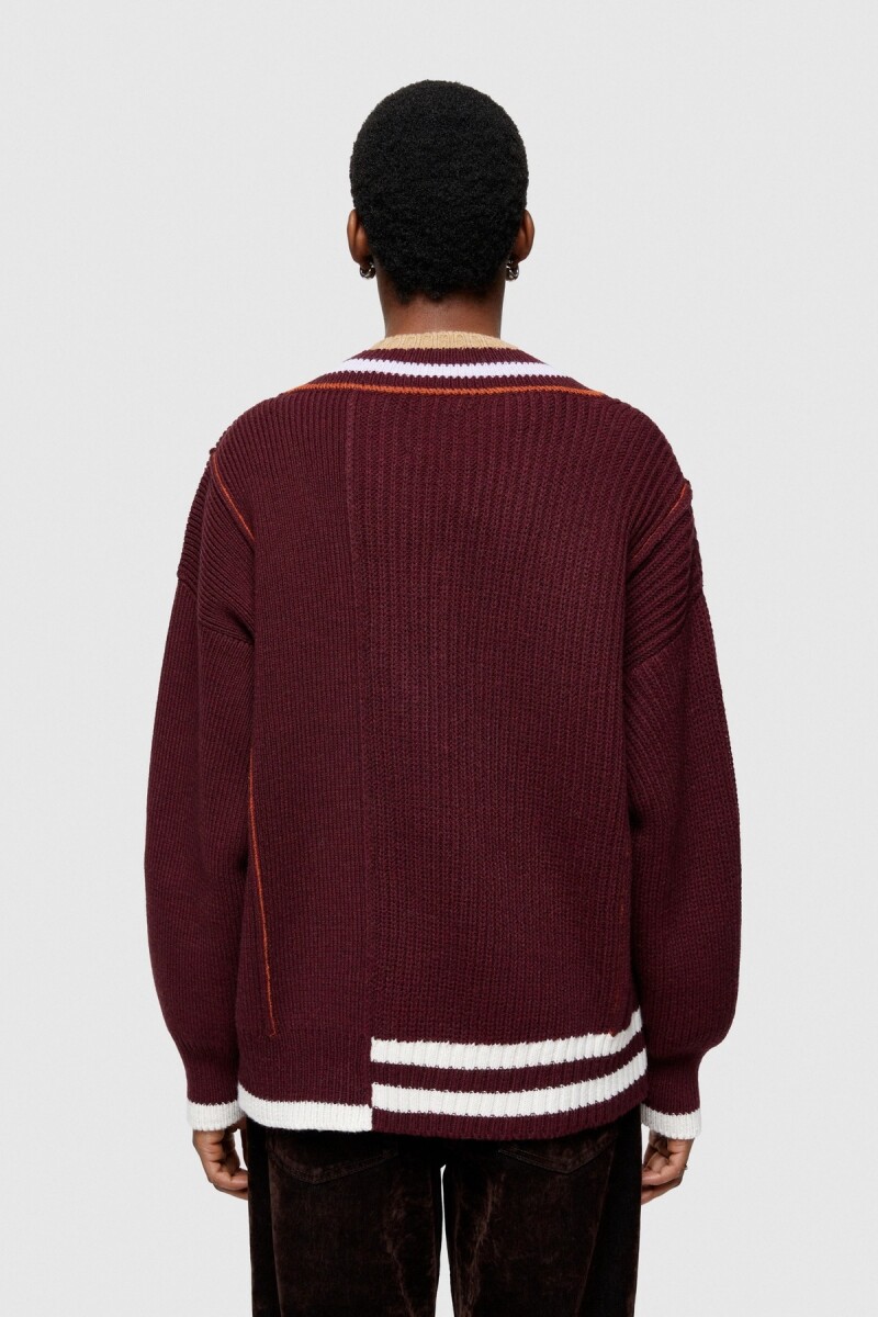 SWEATER 4073 Bordo