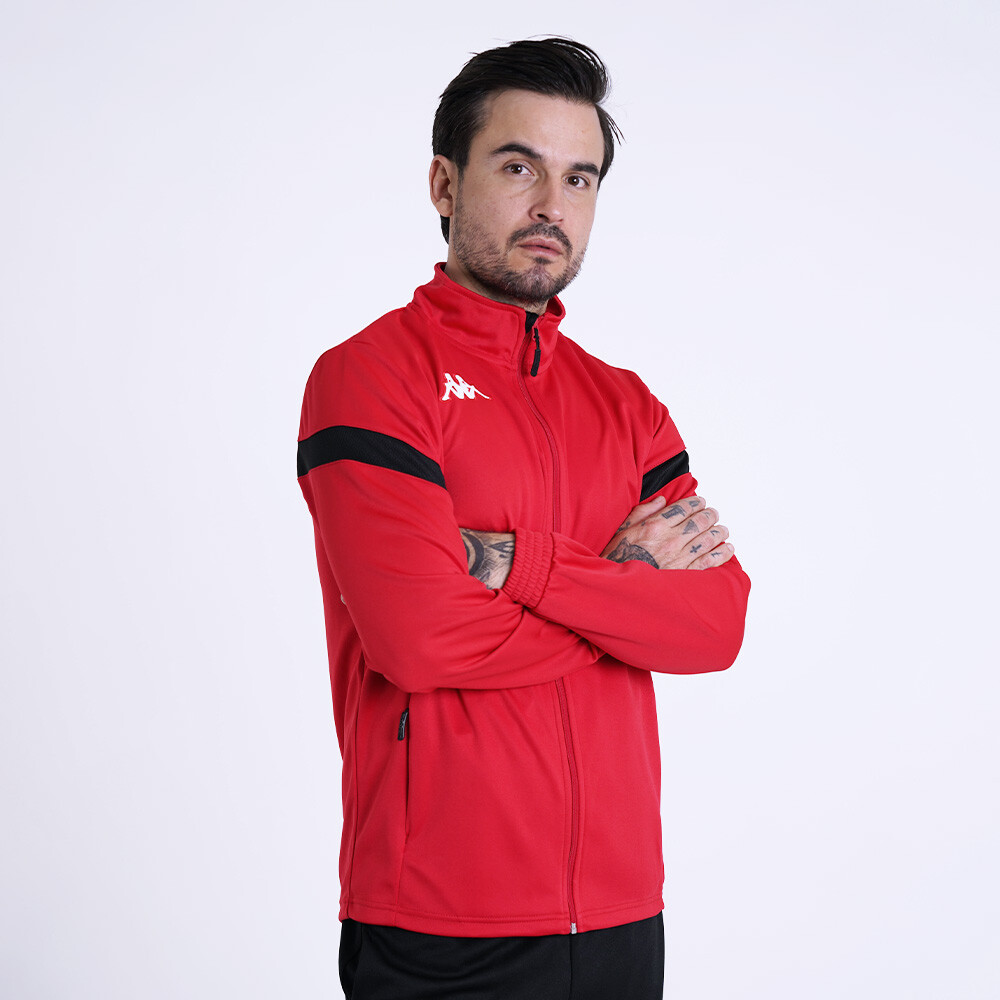 Buzo Futbol Kappa4Soccer Dalcito Hombre Red/black