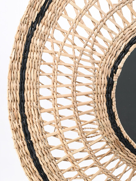 ESPEJO SEAGRASS DUO BEIGE