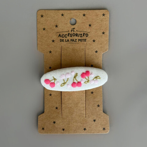 Broche Bordado Tic Tac