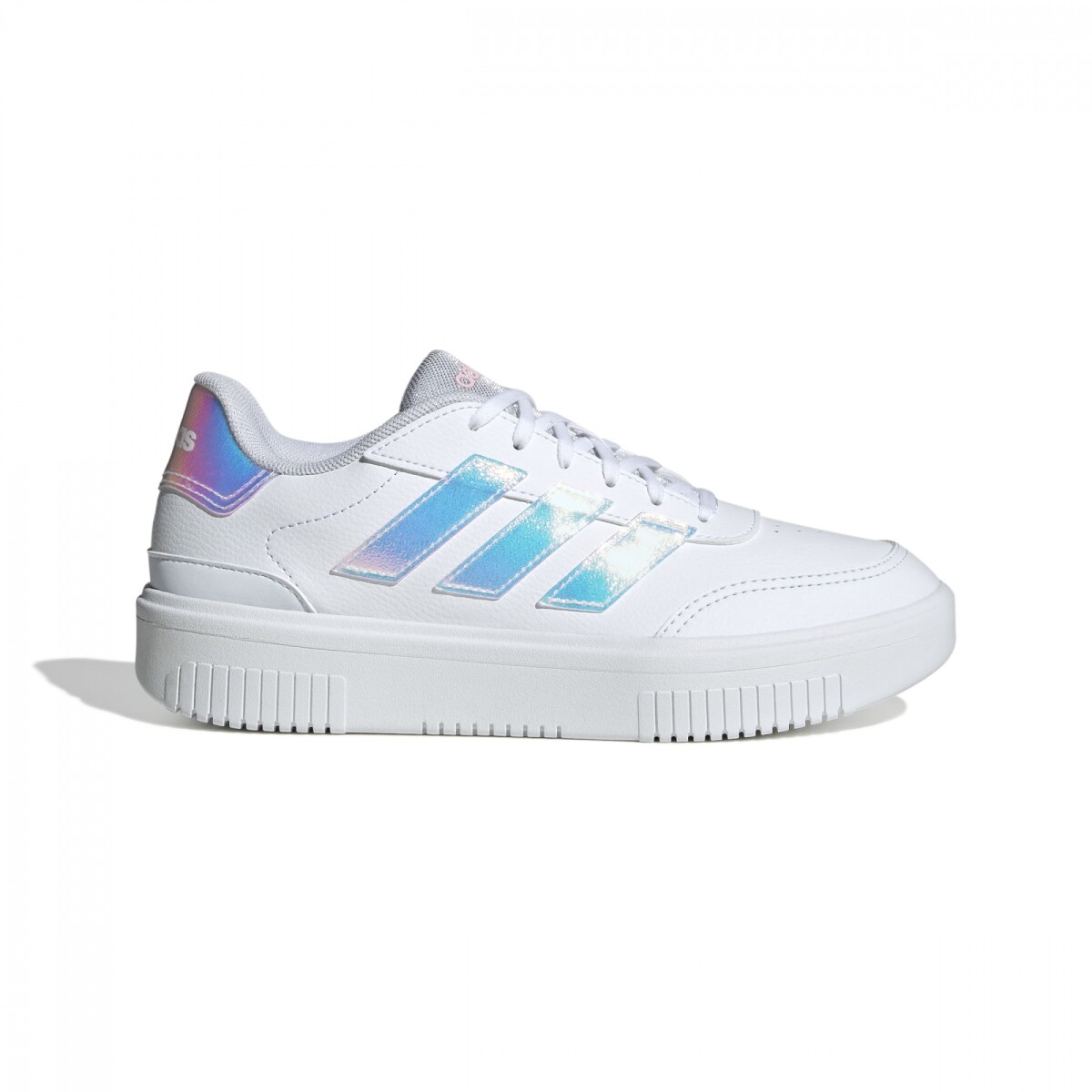 Championes Lifestyle ADIDAS CALZADO COURTBLOCK BOLD de Mujer - JI2205 - Blanco-rosa Claro 