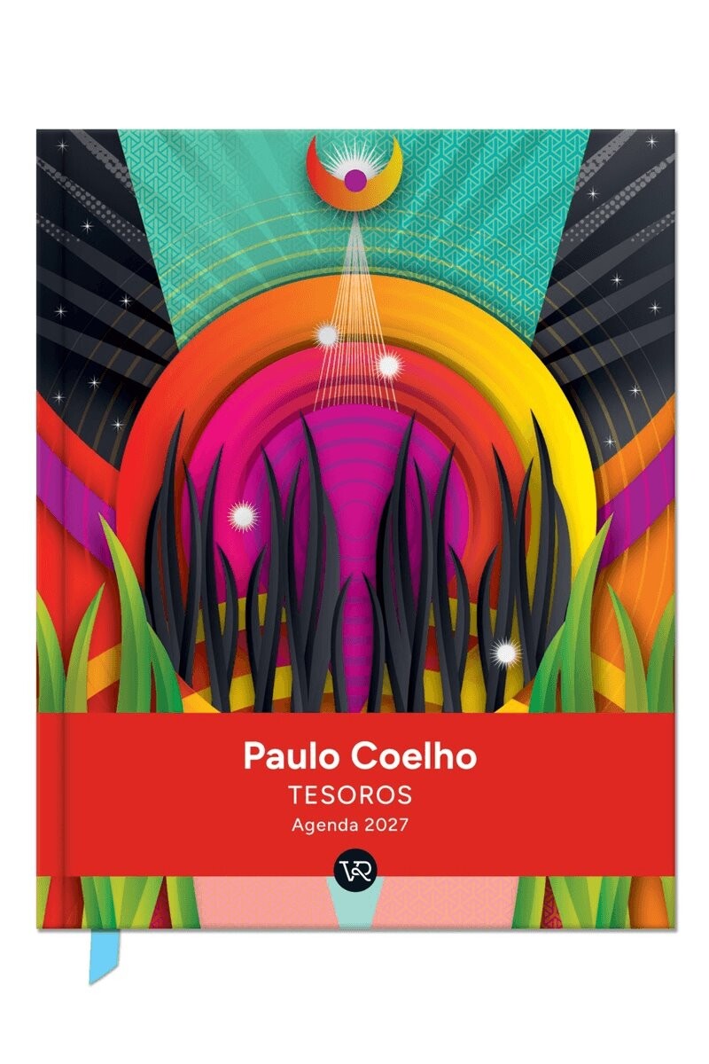 AGENDA PAULO COELHO 2027 TESOROS ROJO ROJA TAPA DURA 