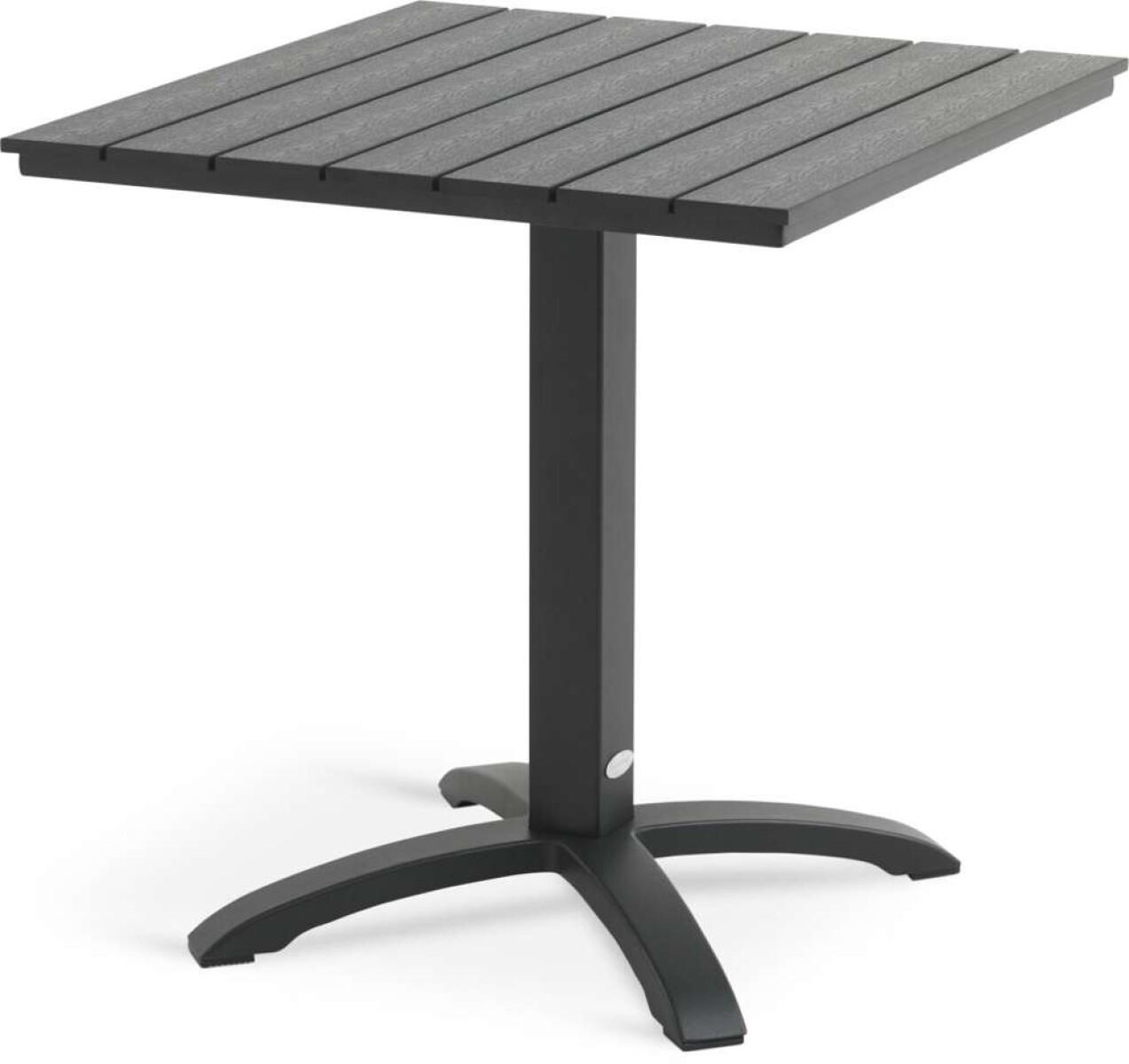 Mesa de balcón HOBRO A70xL70 negro - Negro 