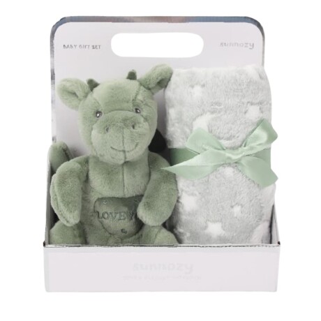 Set Infantil Regalo Peluche con Manta Xybl DRAGON