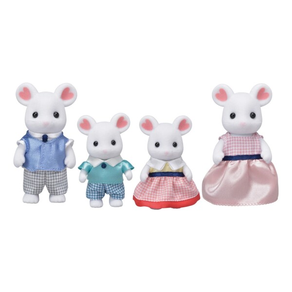 Sylvanian Families Familia Ratón Marshmallow Juguete Sylvanian Families Familia Ratón Marshmallow Juguete