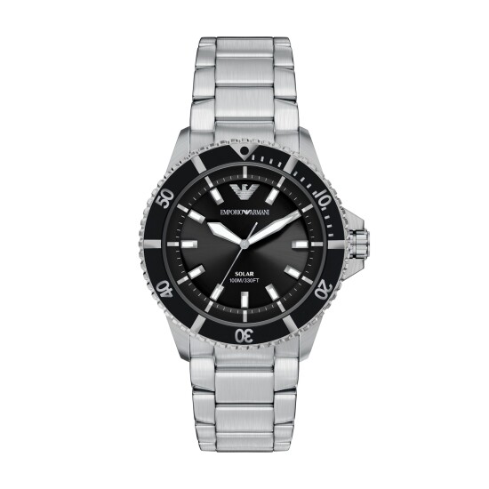 Reloj EMPORIO ARMANI WORLD EXPLORER Acero Plateado Esfera 42mm 0