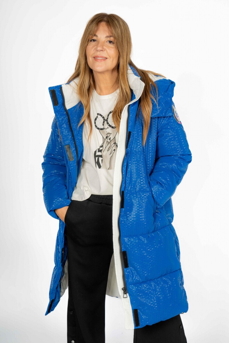Campera Puffer Azul
