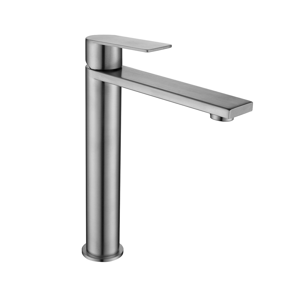 GRIFERIA LAVATORIO ALTO EN BRUSHED NICKEL - SERIE SALEMI 