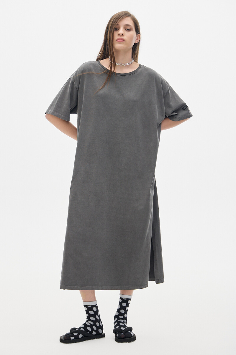 Vestido Pad Cotton Grey