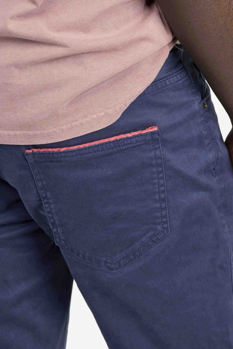 Pantalón 5 Bolsillos Marino