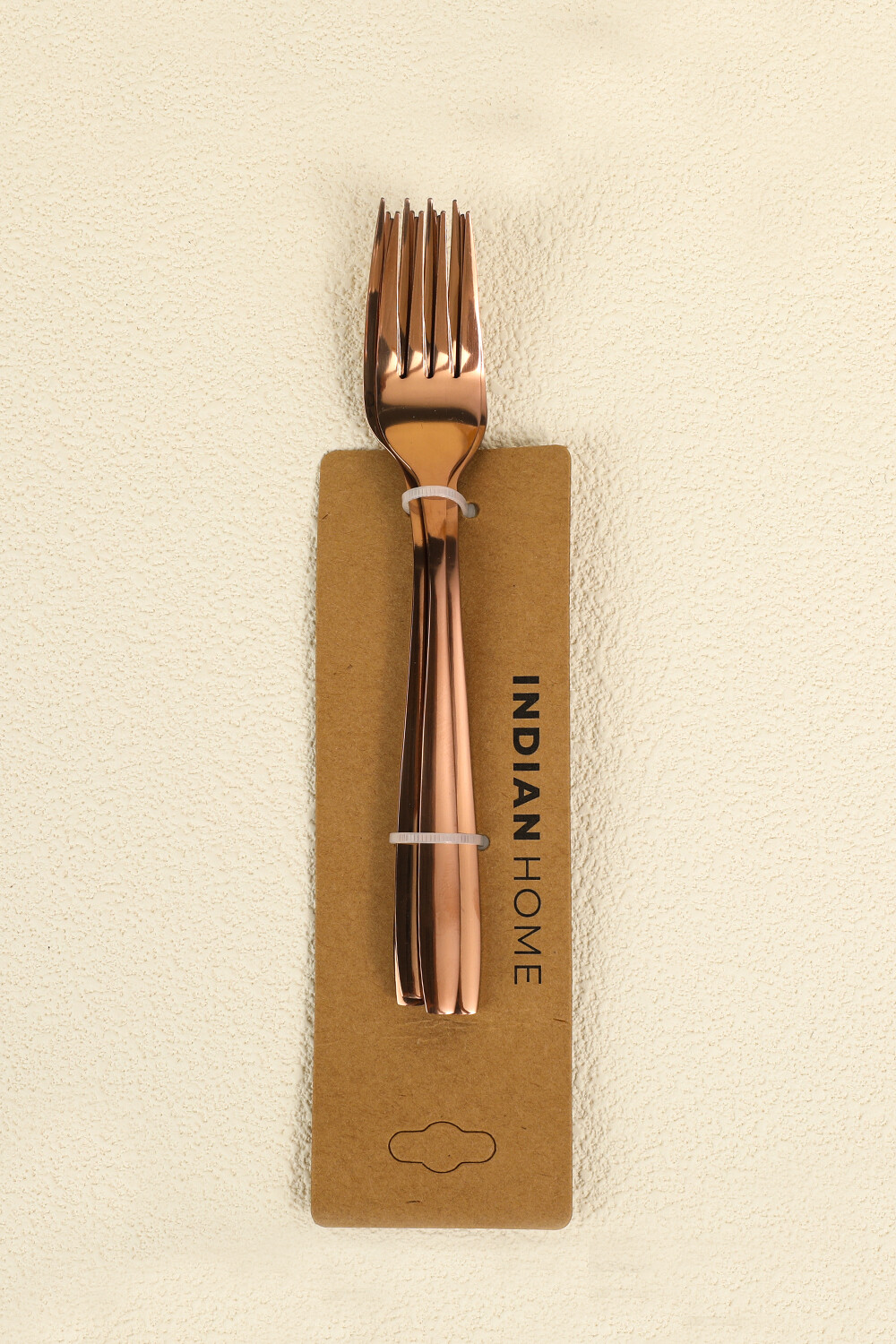 Tenedor Postre Rose Gold, Set 4pcs Color Unico