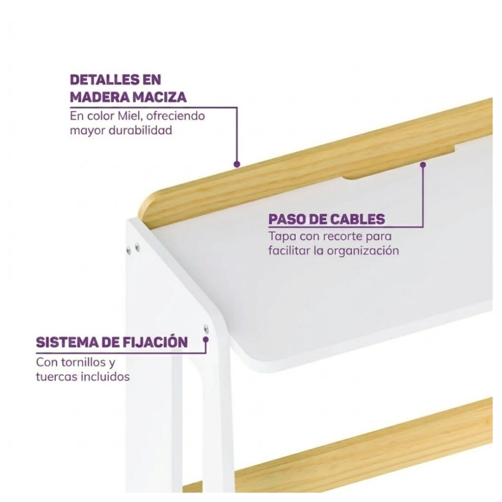 Escritorio Madera y MDF - Petit Escritorio Madera y MDF - Petit