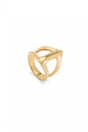 ANILLO DE ALEACIÓN DE METALES BAÑADO EN ORO 18K DE ESTRUCTURA MANTARRAYA Anillo