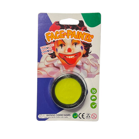 Maquillaje Artistico Fluo Amarillo