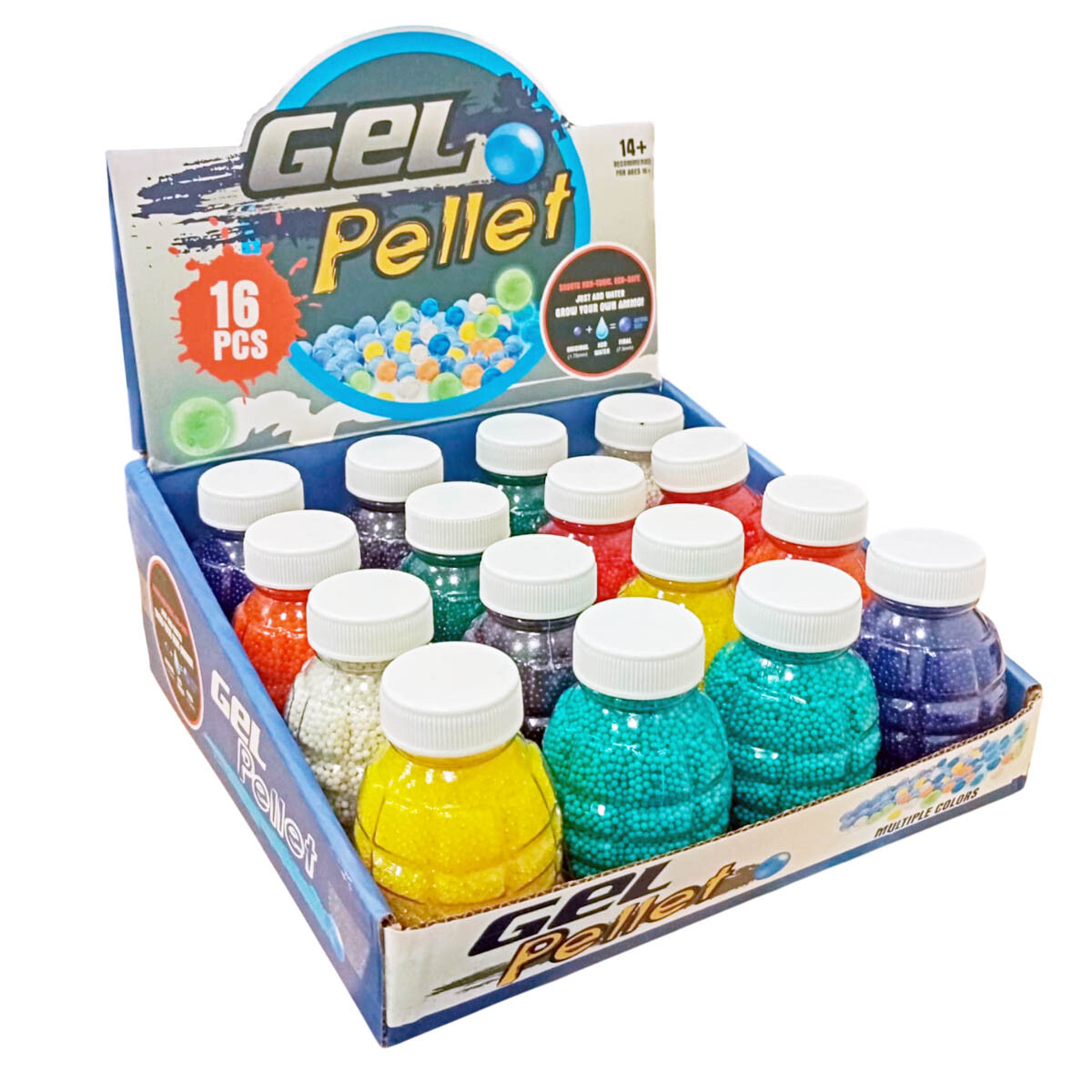 Pack X 256mil Balines Arma Pistola Hidrogel Orbis 
