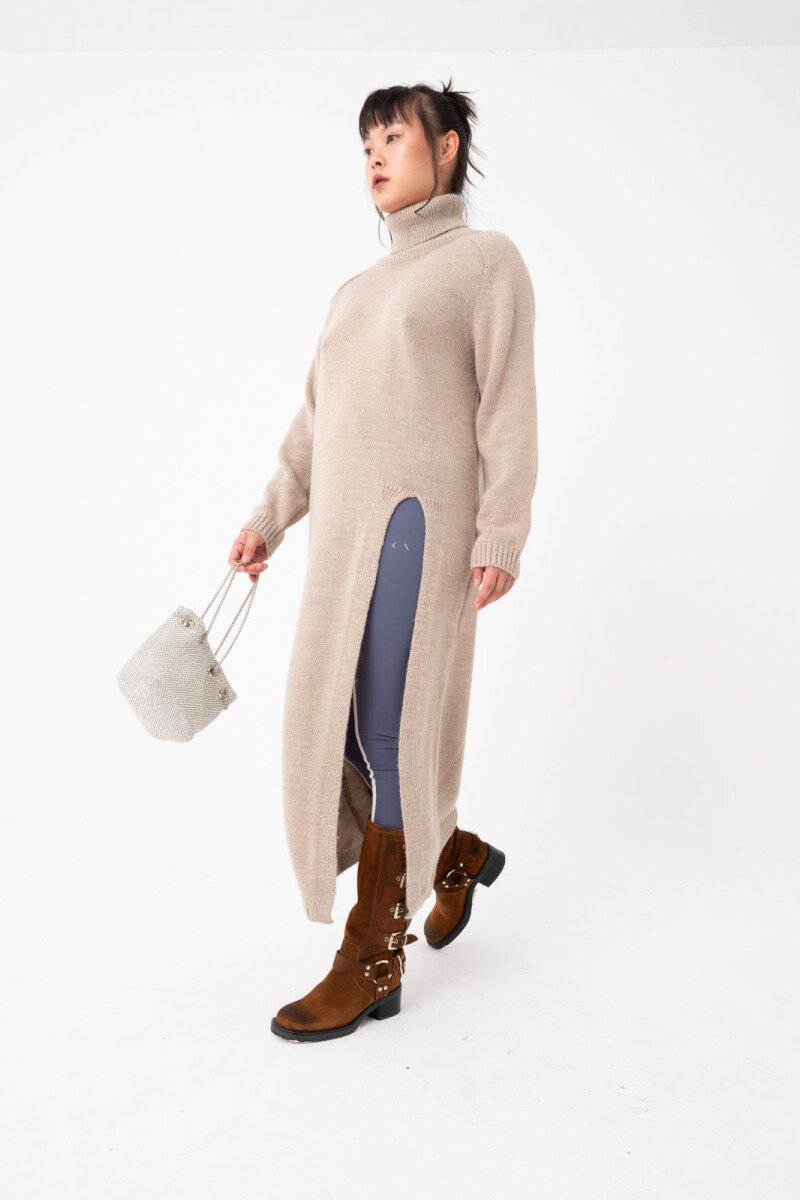Buzo largo Beige