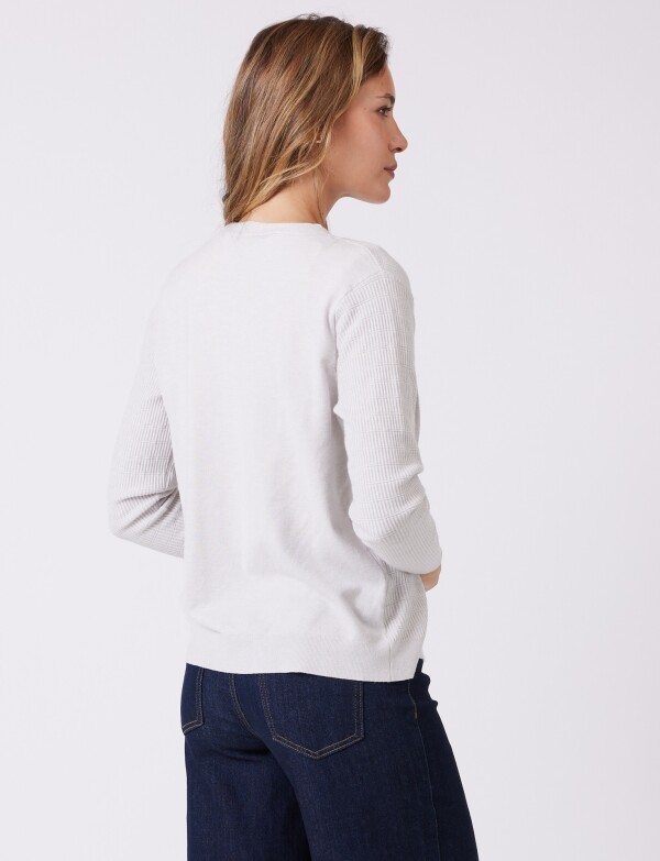 Cardigan Textura GRIS