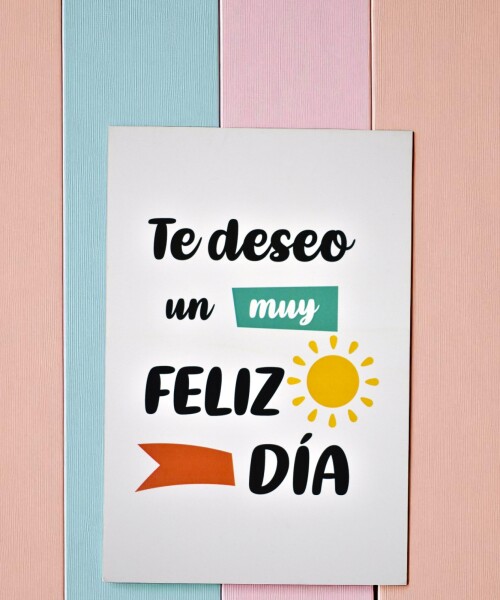 Tarjeta feliz día 10x15 DISEÑO 6
