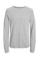 Sweater Mate Textura Light Grey Melange