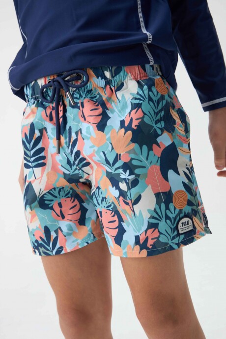 SHORT OLIVER NIÑO ESTAMPADO Tropical