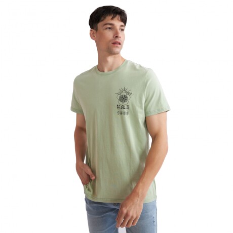 Remera de Hombre KristoBelga ESTOCOLMO Verde