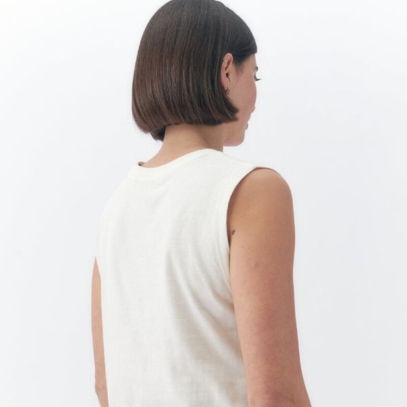 Musculosa Algodon Roxy Crudo