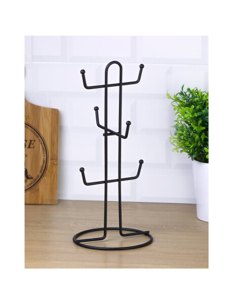 SOPORTE TAZAS D16x36CM CROMADO NEGRO SOPORTE TAZAS D16x36CM CROMADO NEGRO