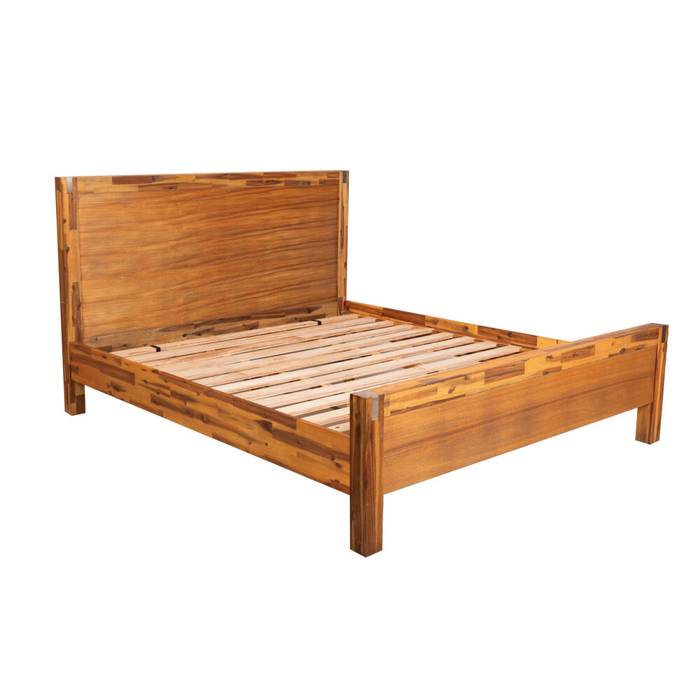 CAMA KING MADERA-ACACIA NATURAL-BEIGE AHF 1202