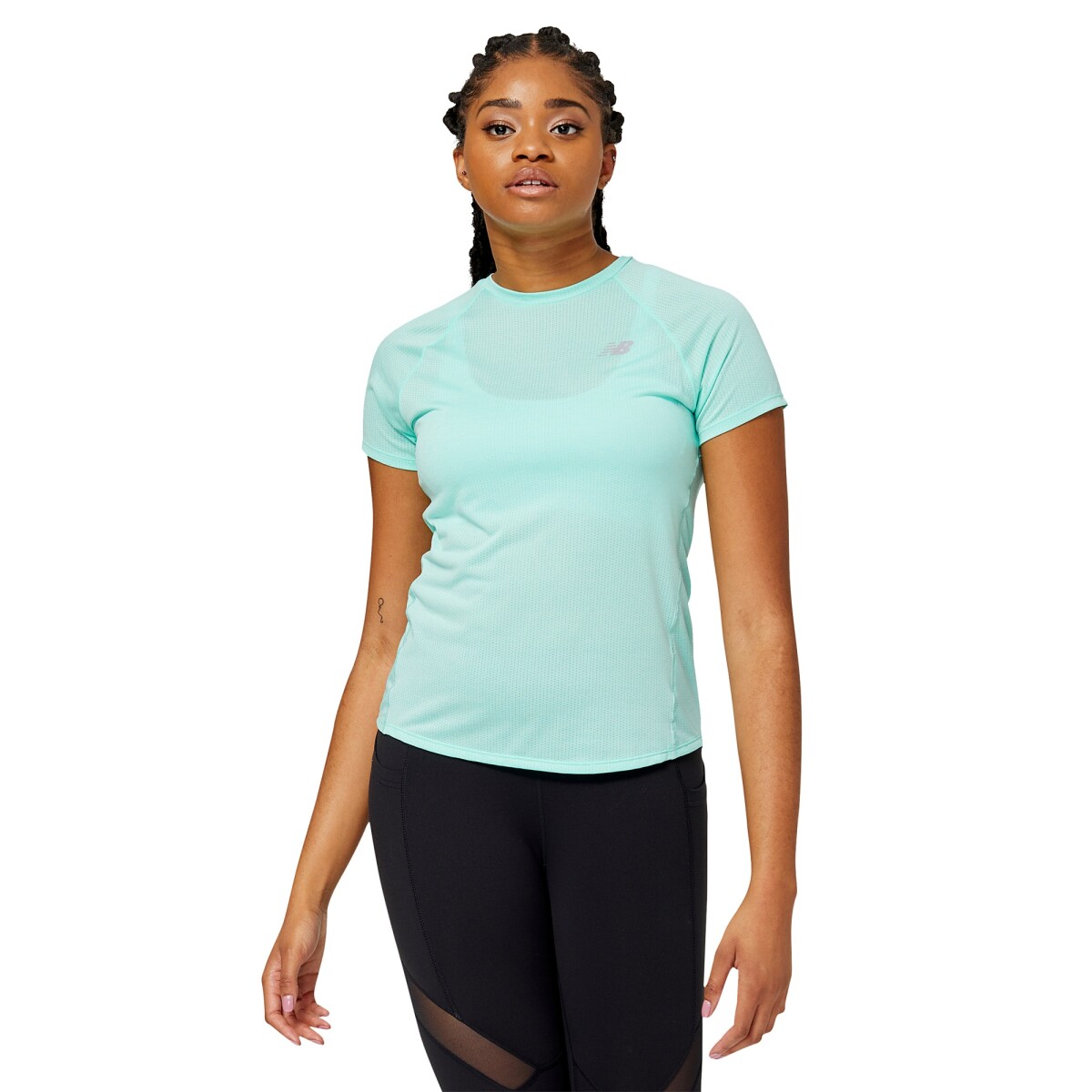 Remera New Balance de dama - WT21262BM5 - GREEN 