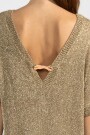 LARA KNIT DRESS Gold