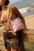 Multi Stone Bag Rosa