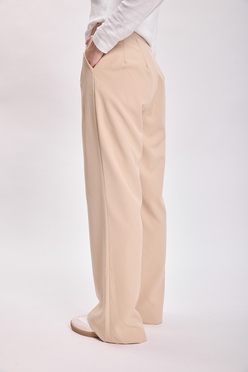 Pantalón de vestir Beige