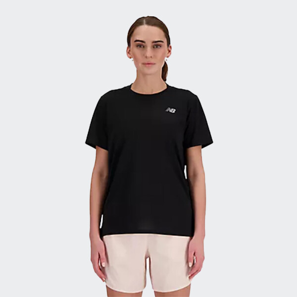 Remera New Balance Short Sleeve Negro
