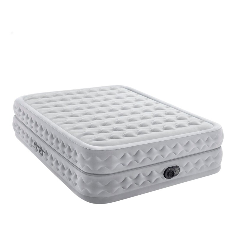 INTEX COLCHON DURA-BEAM DELUXE SUPREME AIR-FLOW CON BOMBA 2 PLAZAS QUEEN Intex Colchon Dura-beam Deluxe Supreme Air-flow Con Bomba 2 Plazas Queen