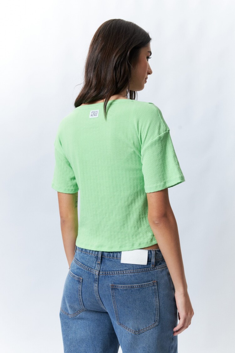 REMERA CHICHE Verde Kiwi