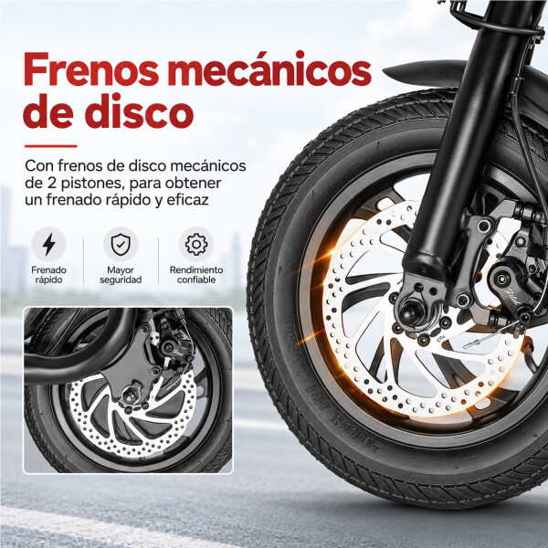 Monopatín Bicicleta Scooter Samebike Sm-c02 500w BLANCO