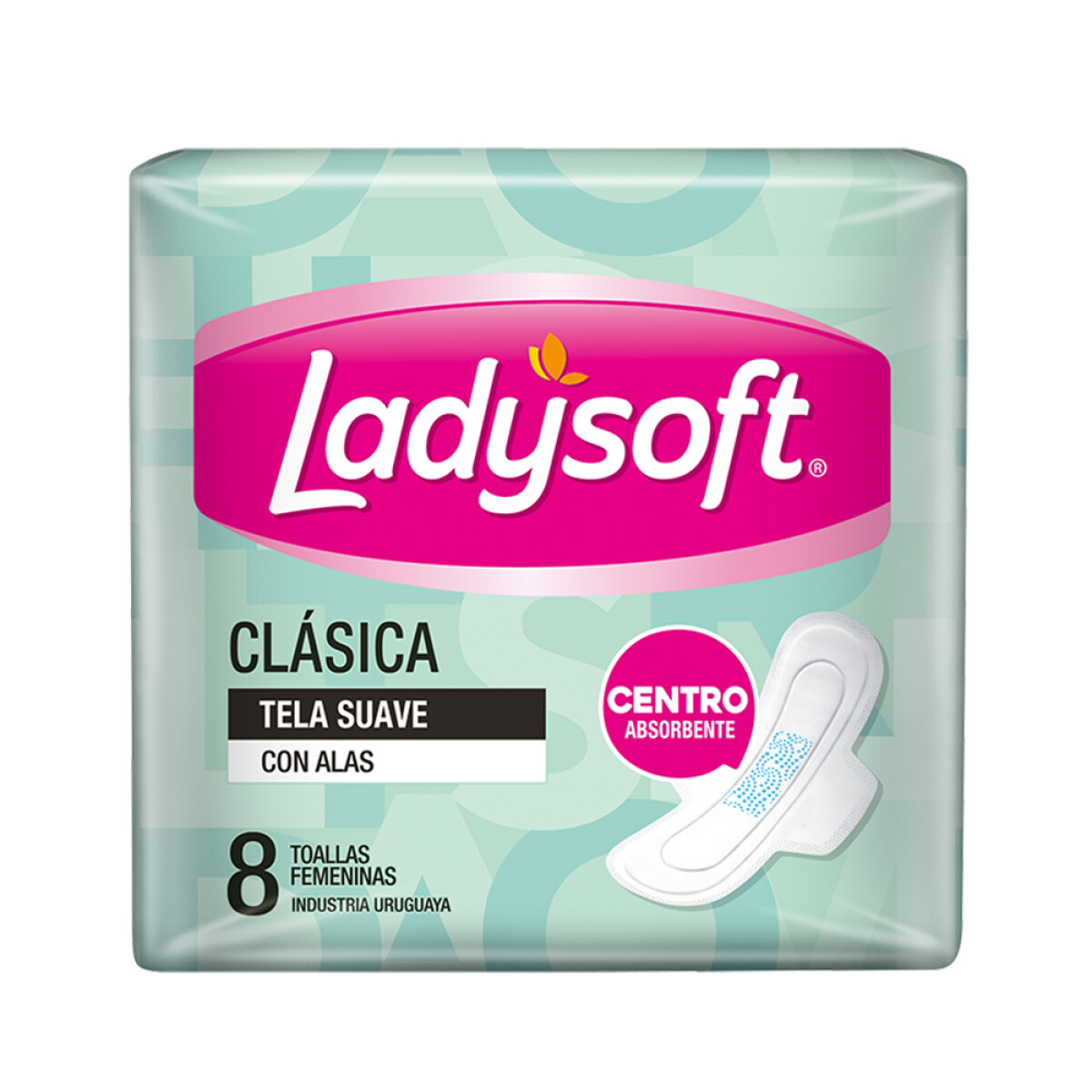 Toallitas Femeninas Ladysoft Clásica Tela Suave 8 Unidades 