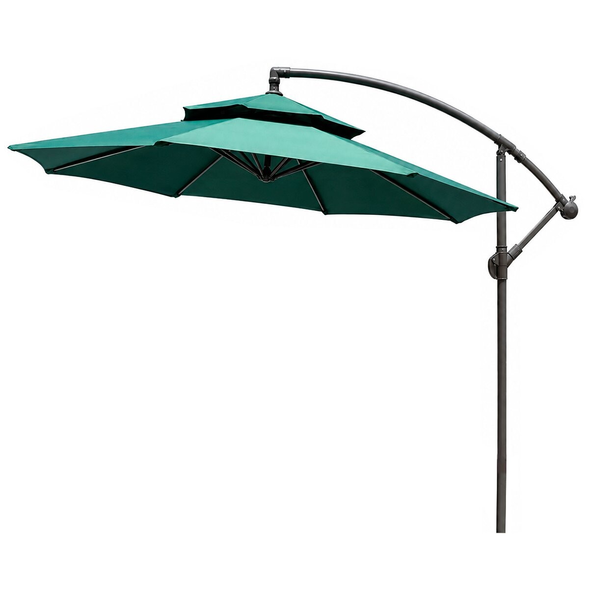 Sombrilla descentrada para jardin 2.7m varios colores 