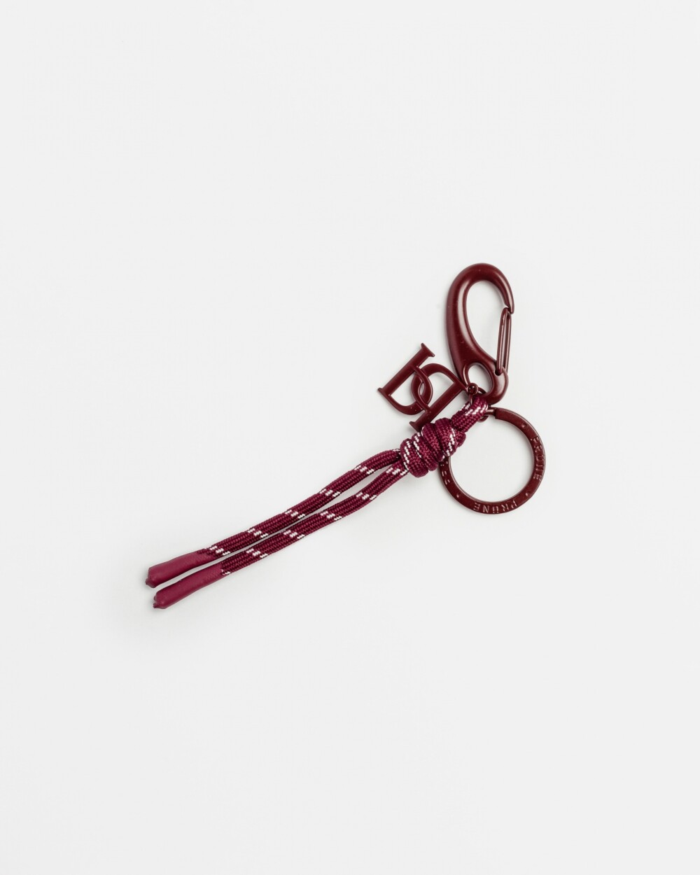 Llavero Capitan En Metal Y Combinación De Cordones Bordeaux