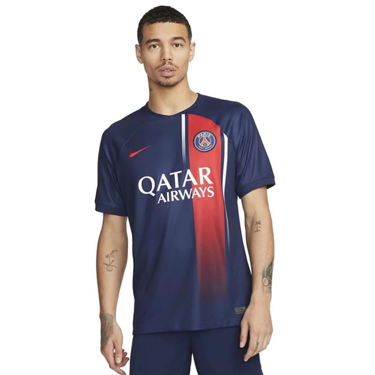 Remera Nike PSG de Hombre DX2694 411 Azul Francia rojo