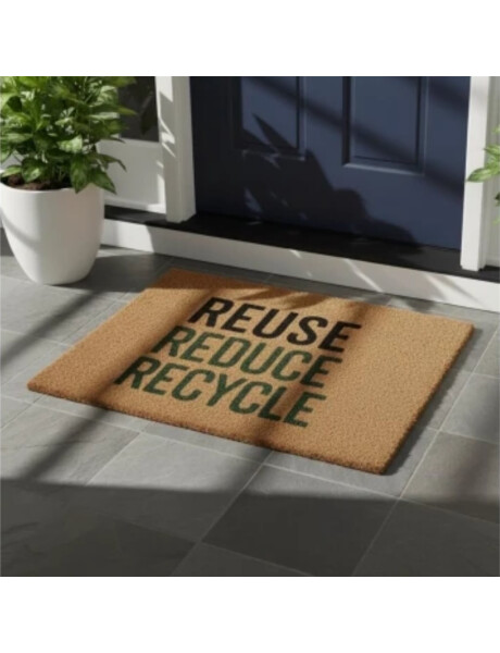 FELPUDO COCO REUSE/REDUCE/RECYCLE. 40x60CM/H1.5CM FELPUDO COCO REUSE/REDUCE/RECYCLE. 40x60CM/H1.5CM