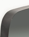 Espejo Marco de acero 40 x 40 cm negro Espejo Marco de acero 40 x 40 cm negro