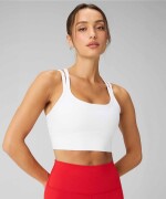 Bra Deportivo Principal Longline Medium Impact Mujer Classic White