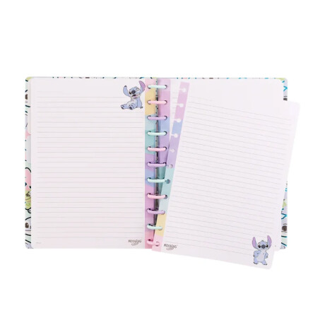Cuaderno Stitch Carta con Discos Cuaderno Stitch Carta con Discos