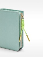 Cartera Con Textura azul