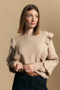 SWEATER CIGANDA Beige Oscuro