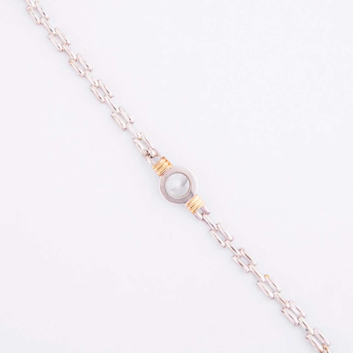 Pulsera 1 Nácar - Plata y Oro 