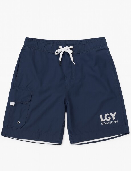 BERMUDA DE BAÑO LISA Piedra