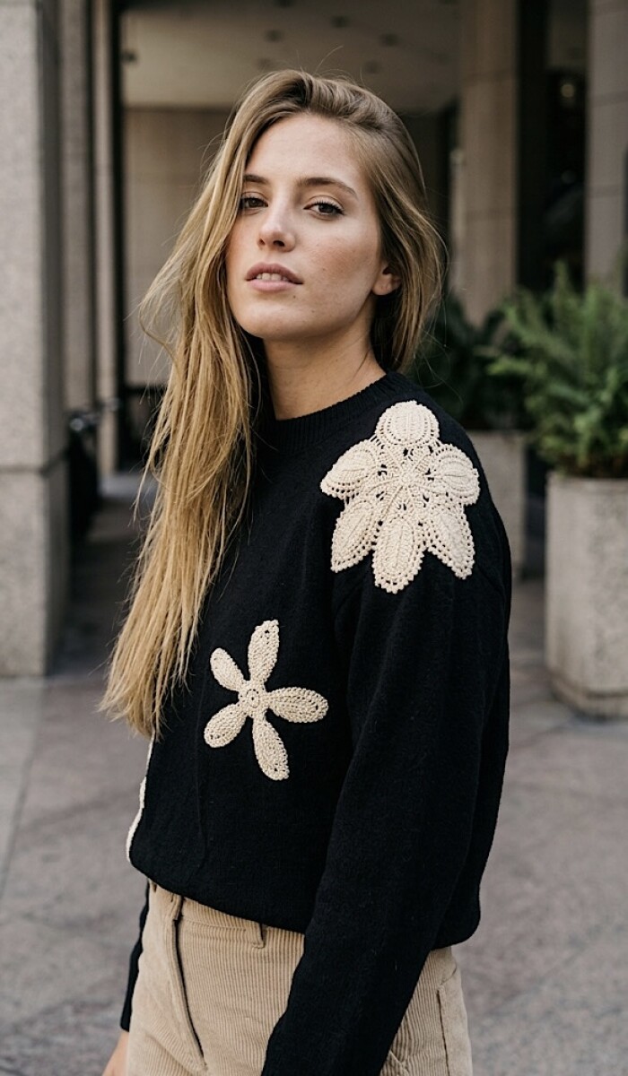 Sweater Bielle - Negro 