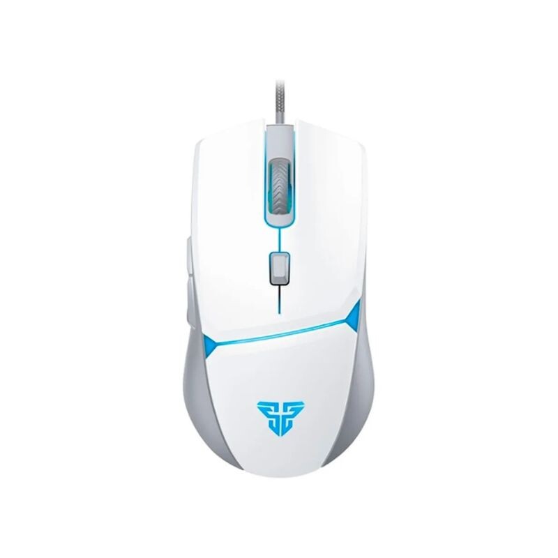 SETGAMER FANTECH TECLADO, MOUSE+PAD, AURICULARES Y SOPORTE Blanco